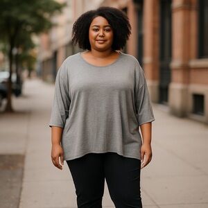 EILEEN FISHER Oversized Tunic. Size Medium